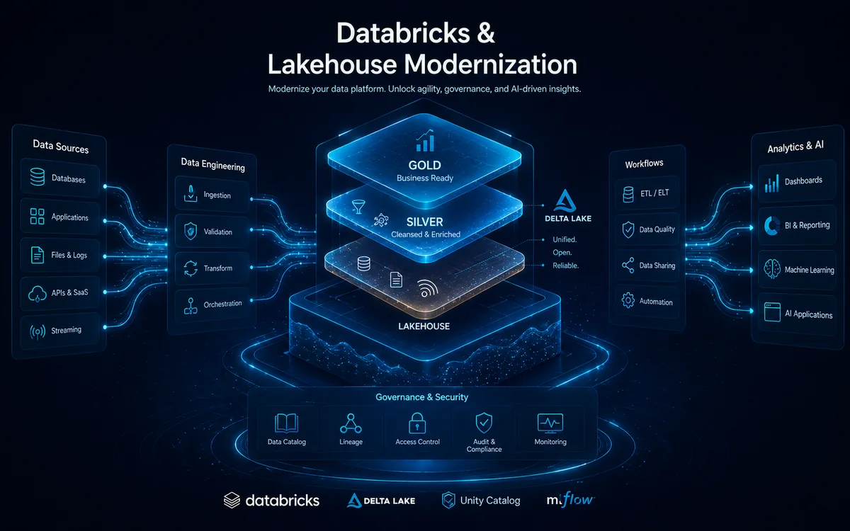 Data platform architecture service visual