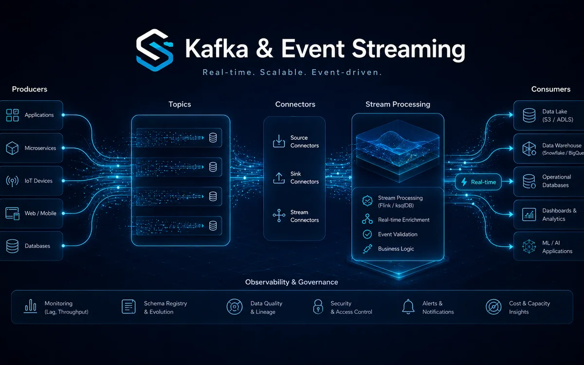 Kafka streaming service visual